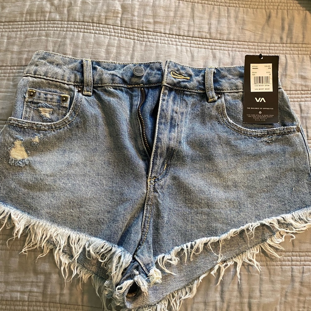 denim shorts